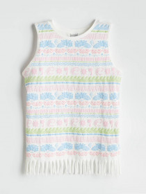 تاپ دخترانه 30511 سایز 5 تا 13 سال کد 3 مارک LC WALKIKI