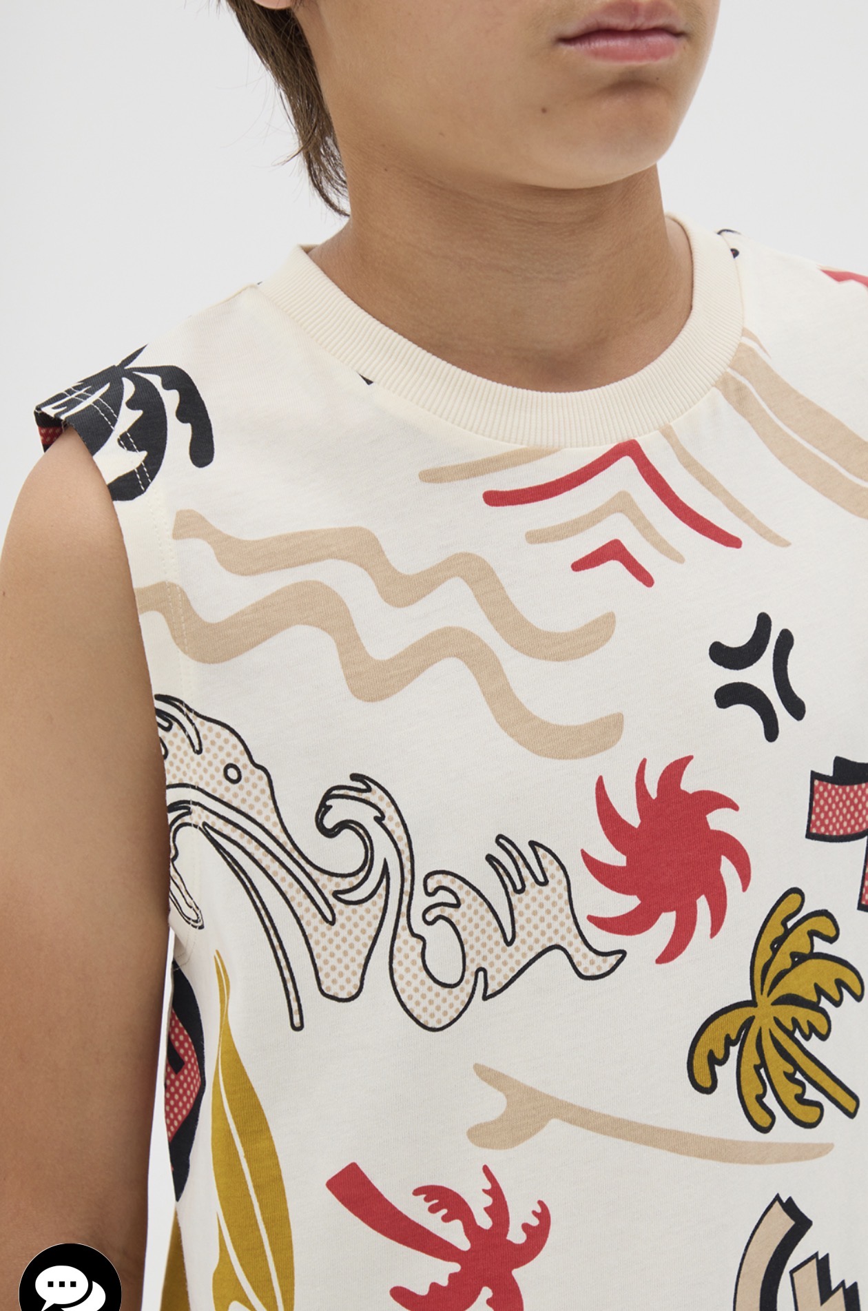 تی شرت استین حلقه ای 30508 سایز 9 تا 15 سال مارک OVS   *