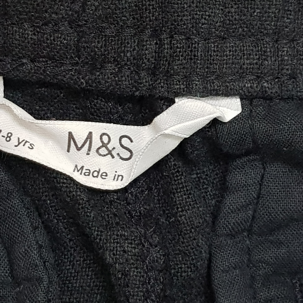 شلوار کتان پسرانه 30432 سایز 6 تا 16 سال مارک M&S   *