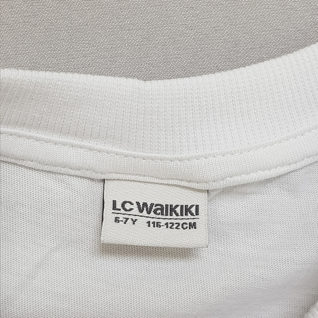 تی شرت آستین حلقه ای 30514 سایز 6تا 14 سال کد 3 مارک LC WAIKIKI   *