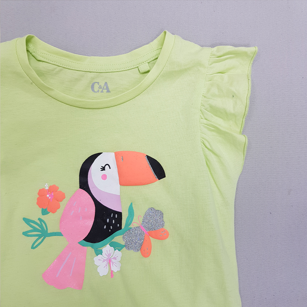 تی شرت دخترانه 30578 سایز 2 تا 10 سال مارک C&A