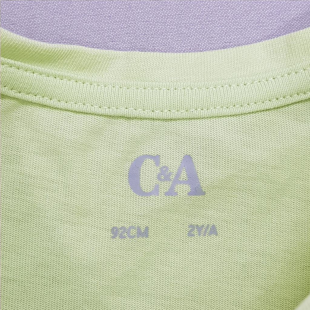 تی شرت دخترانه 30578 سایز 2 تا 10 سال مارک C&A