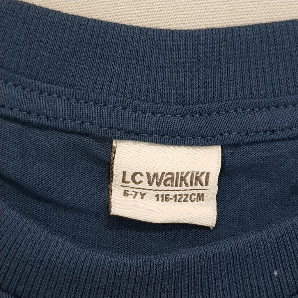 تی شرت حلقه ای پسرانه 30513 سایز 6 تا 14 سال مارک LC WAIKIKI