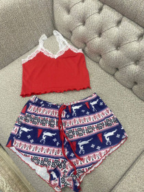 ست تاپ شورتک زنانه کد 419288