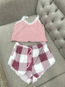 ست تاپ شورتک زنانه کد 419292