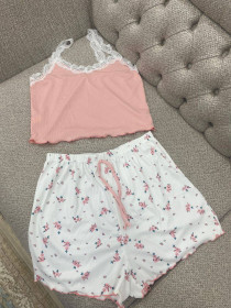 ست تاپ شورتک زنانه کد 419293