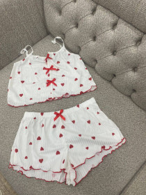 ست تاپ شورتک زنانه کد 419297