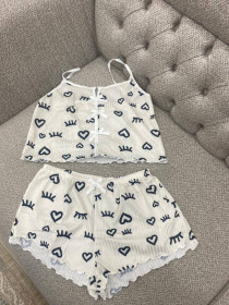 ست تاپ شورتک زنانه کد 419299