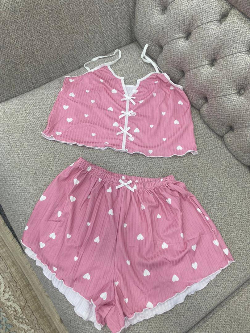 ست تاپ شورتک زنانه کد 419301