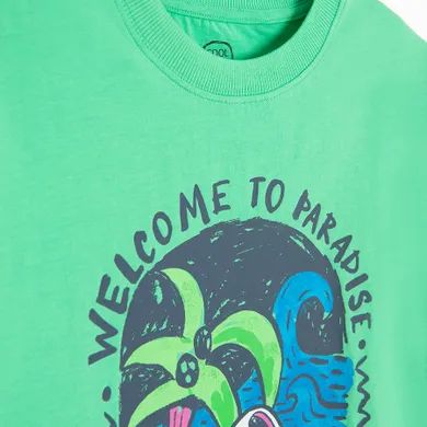 تی شرت پسرانه 30590 سایز 9 تا 15 سال کد 1 مارک COOL CLUB