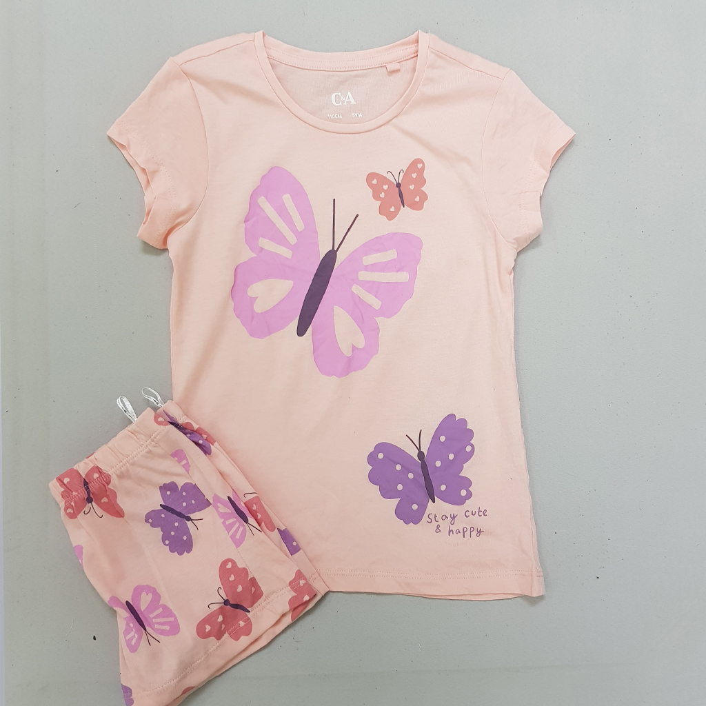 ست دخترانه 30534 سایز 2 تا 10 سال مارک C&A