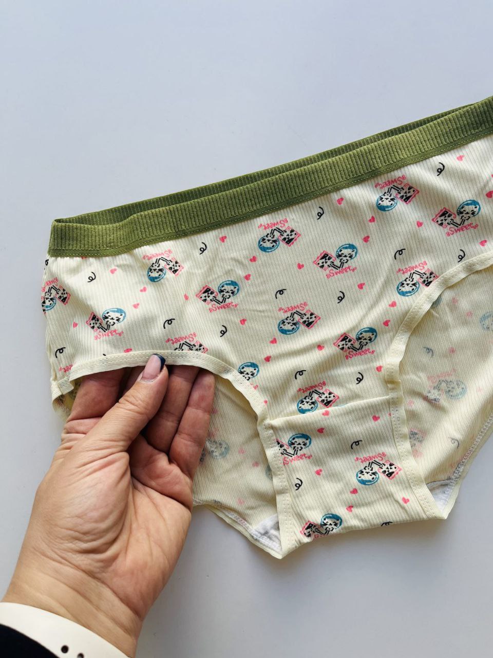 شورت 12 عددی تمام نخ دخترانه کد 419333