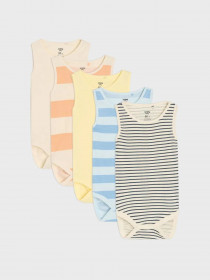 بادی 5 عددی بچگانه 30654 سایز بدوتولد تا 3 سال مارک SINSAY