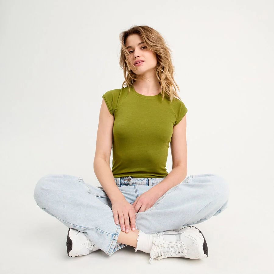 تی شرت زنانه 30393 مارک Cache Cache   *