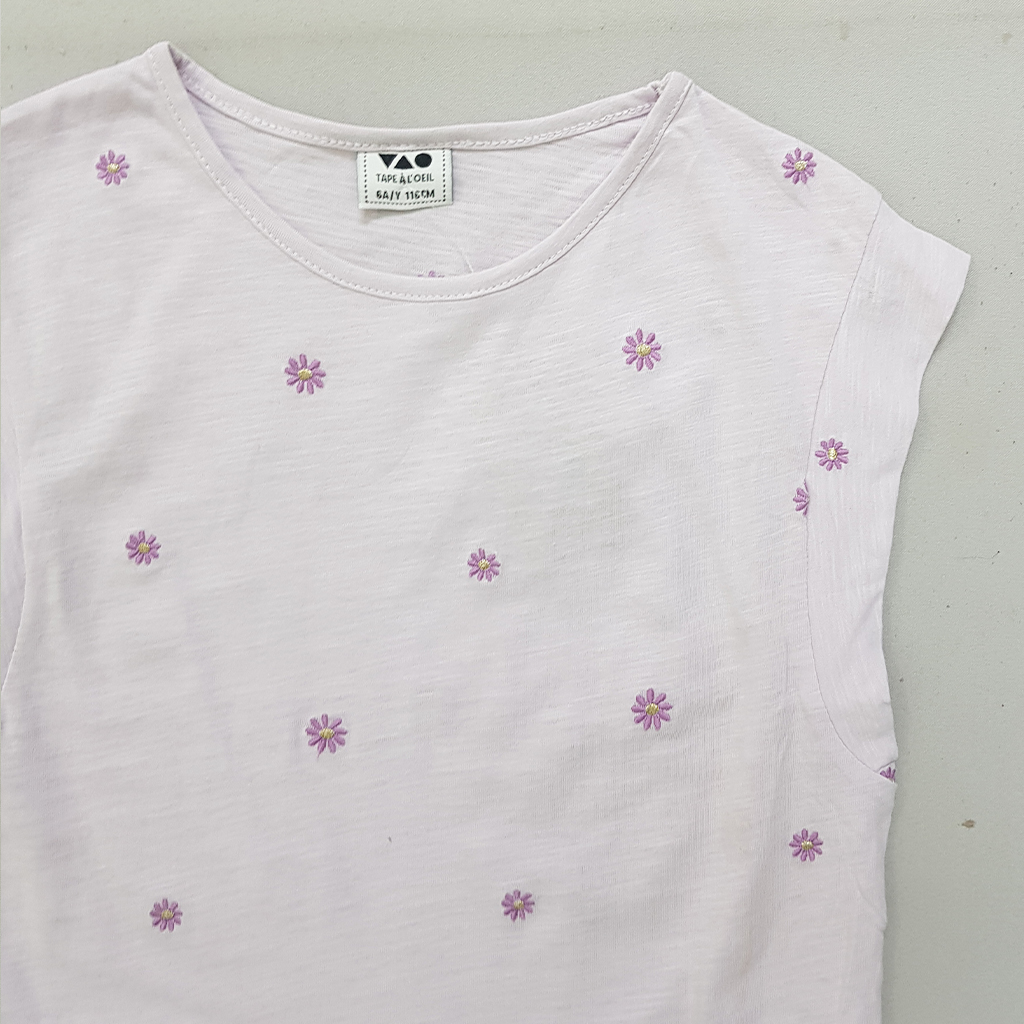 تی شرت دخترانه 30573 سایز 2 تا 14 سال مارک Tapea Loeil