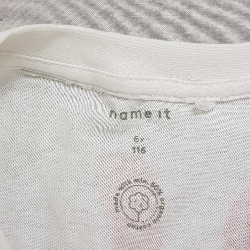 تی شرت دخترانه 30584 سایز 6 تا 14 سال کد 2 مارک Name It