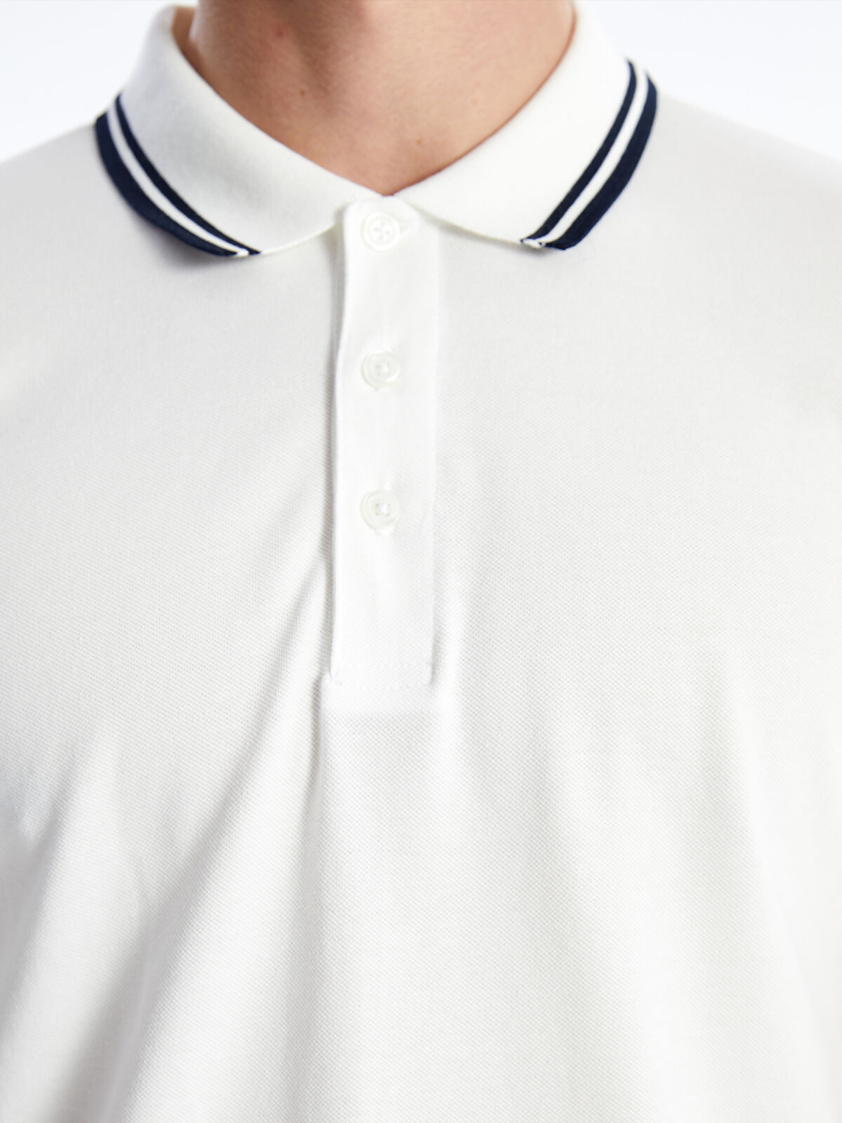 تی شرت یقه دار مردانه 30375مارک lc waikiki