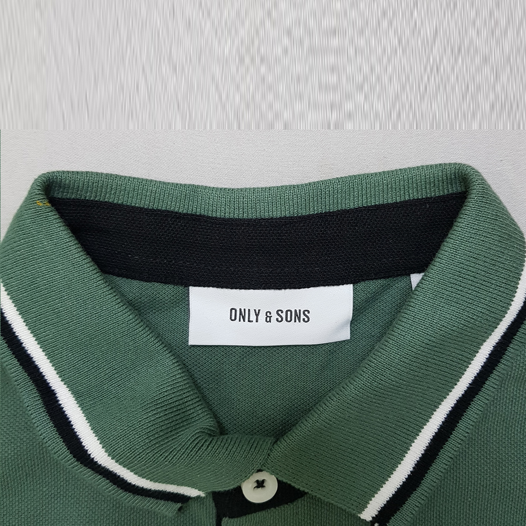 تی شرت یقه دار مردانه 30378 مارک ONLY&SONS