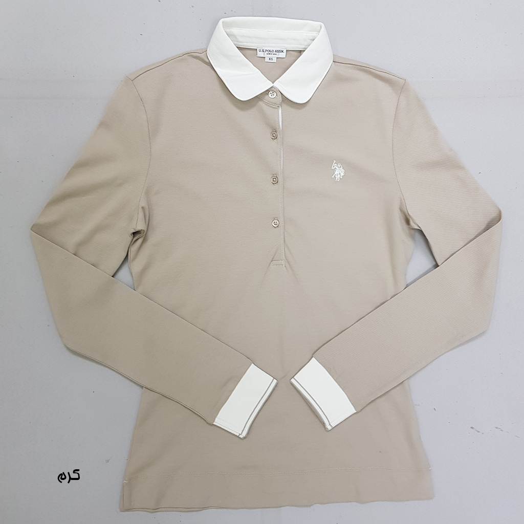 بلوز یقه دار زنانه 30385 مارک US POLO ASSN