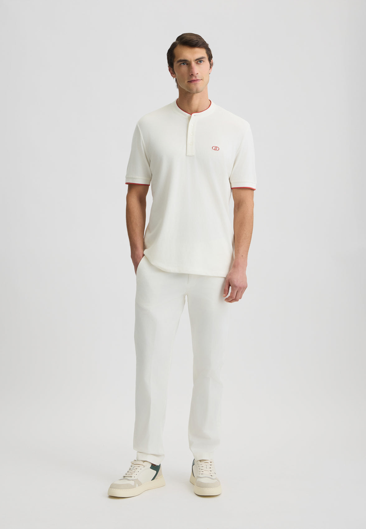 تی شرت یقه دار مردانه 30368 کد 1