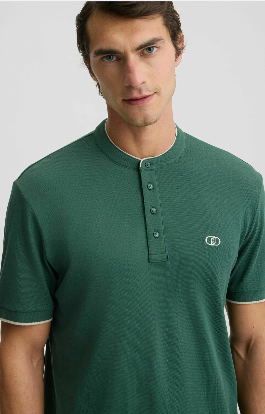 تی شرت یقه دار مردانه 30368 کد 1