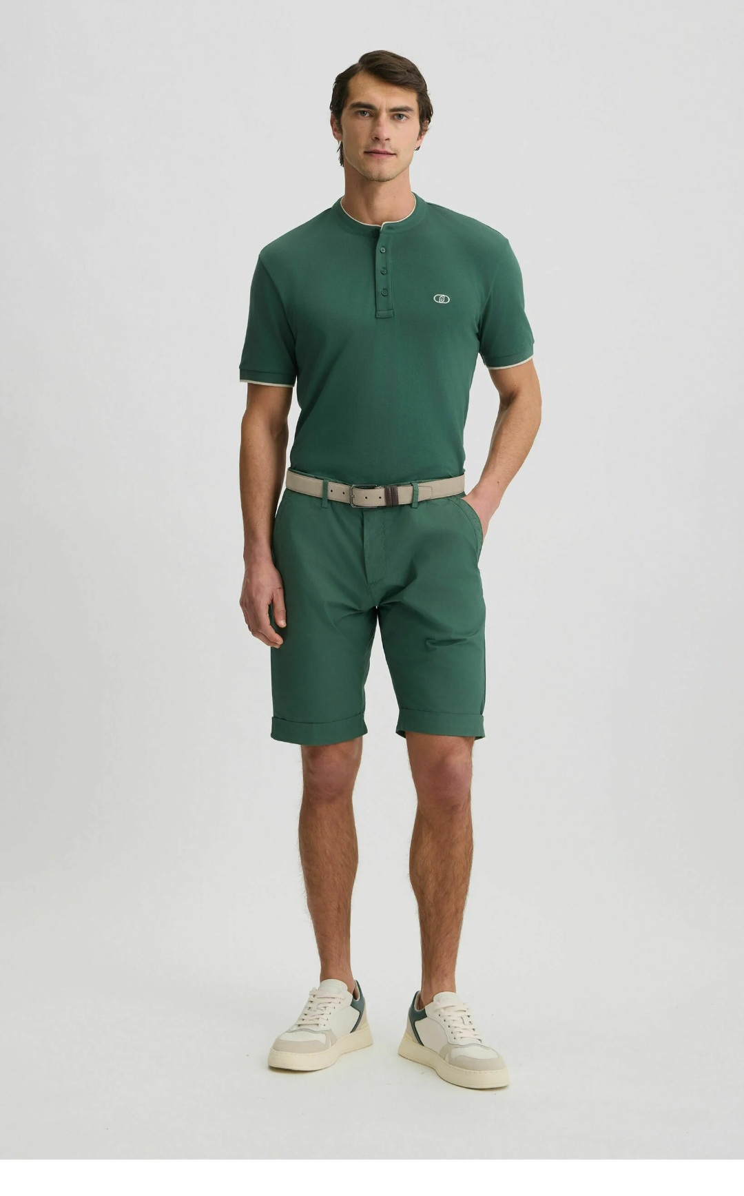 تی شرت یقه دار مردانه 30368 کد 1